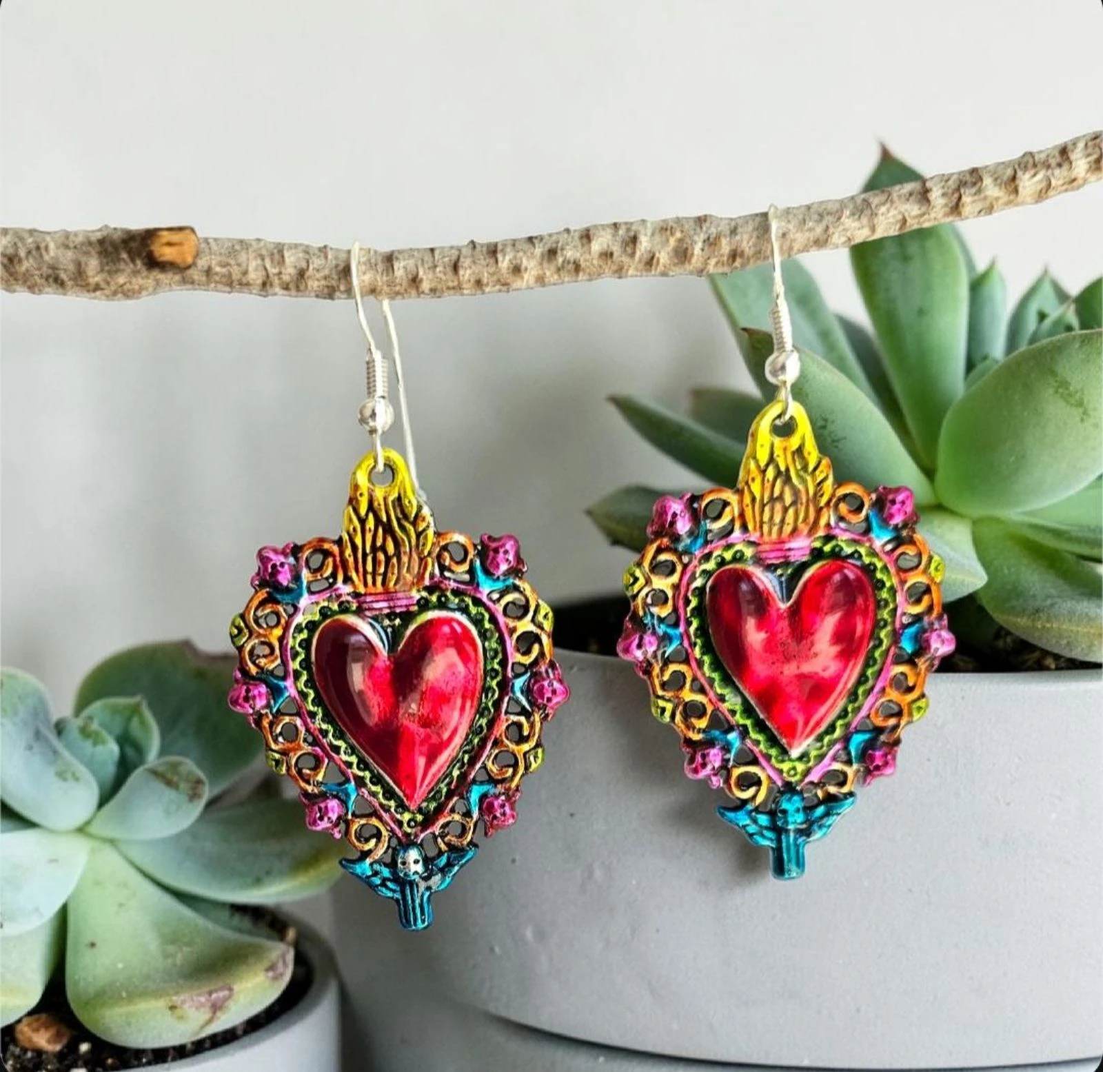 Boucles d'oreilles Sagrado Corazon – photo 3